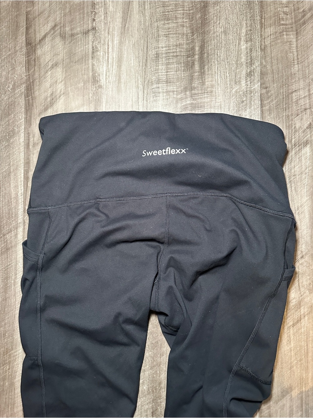 Sweetflexx Resistance Leggings Full Length Black High-Rise With Pockets - 14 - Picture 6 of 9